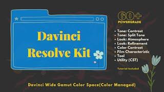 Davinci Resolve KIT| 65+ Free Powergrade | W3H |