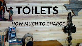 How Much To Charge For Toilets