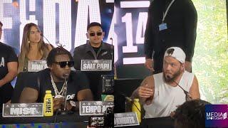 RYAN TAYLOR & MIST HEATED ARGUMENT AT MISFITS 14 PRESS CONFERENCE : MEDIA SPOTLIGHT UK