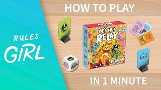 How to Play Hey Hey Relay in 1 Minute - Rules Girl