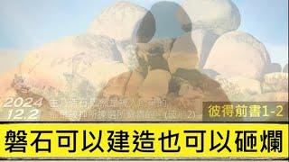 [糧好7分鐘] 12月2日 磐石可以建造也可以砸爛 | 彼前1-2 | 一年一遍聖經 2024