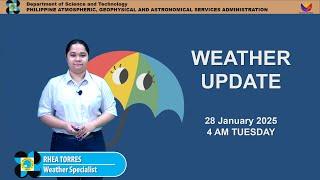 Public Weather Forecast issued at 4AM | January 28, 2025 - Tuesday