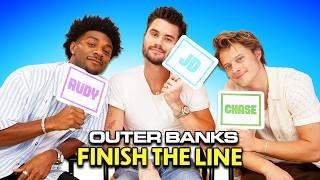 Outer Banks Cast Plays Finish The Line!