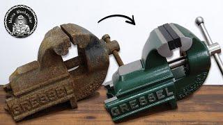 Rusty Broken Gressel Vise - Vise Restoration Videos