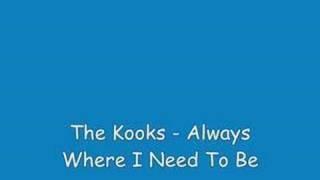 The kooks - always where i need to be ( acoustic )