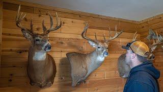 GARRETT'S TROPHY ROOM TOUR! | GIANT BUCKS!