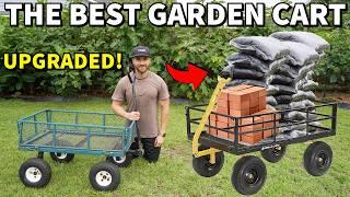 I Am OBSESSED With This New GARDEN CART!