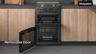 Hotpoint Freestanding Cooker | HDM67G0CCB/UK