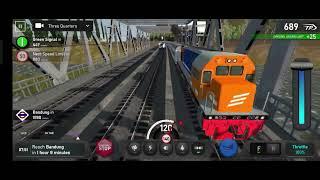 Train simulator CC204 locomotive with new couch max speed is 120