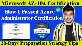 How to pass AZ-104 Exam | Azure Administrator Associate | tcs wings-1 certification  |