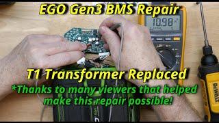 EGO Gen3 Pack Repair - No Power