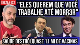 BOLSONARISTAS LUTAM CONTRA FIM DA ESCALA 6X1. "MERCADO" QUER A CABEÇA DOS POBRES EM SACRIFÍCIO.