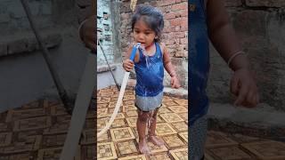 cute baby terrace cleaning #shorts #ytshorts #shortsfeeds #cute