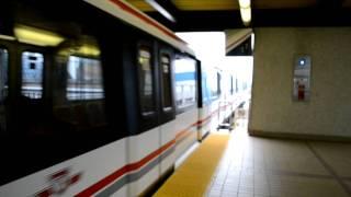 TTC Scarborough RT: 1st gen ICTS RT departs Scarborough Center station.