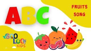 Fruits Song | English rhymes learning for kids | fruit songs for children | SooLoo Kids