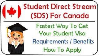 SDS Canada Student Visa | Fastest Canada Student Visa | Student Direct Stream Process | Dream Canada