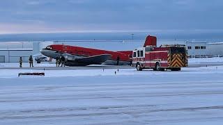 Trans Northern Douglas R4D-8 DC3 engine failure. Crash accident.