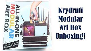 Unboxing a Krydrufi All-In-One Modular Art Box! Kickstarter Purchase First Impressions.