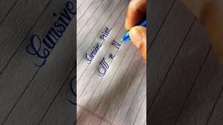 Capital and small n writing in English | Cursive and print n writing in English | #youtubeshorts