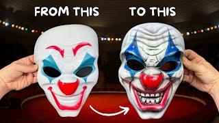 Clown Mask Airbrushed From Basic To Epic