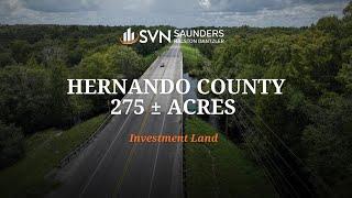 Florida Land For Sale | Hernando County 275 ± Acres | Dade City, FL