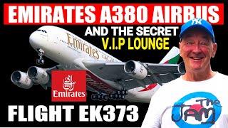 Bangkok to Manchester with Emirates A380 Airbus. Flight EK373