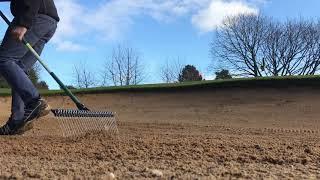 How to rake a bunker