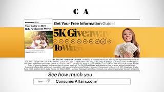 ConsumerAffairs Debt Category "$5K Giveaway" (:15s)