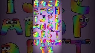 ALPHABET LORE A-Z but everyone -RAINBOW- ALPHABET LORE ANIMATION MEME - abcdefghijklmnopqrstuvwxyz