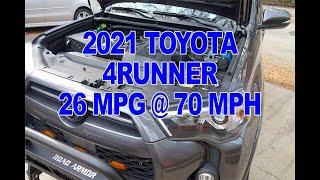 SAVING MONEY ON FUEL WITH THE FUEL SAVING KITS. 30% INCREASE IN MPG WITH THIS 2021 TOYOTA 4RUNNER