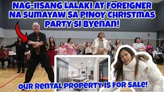 BYENAN KO - FIRST TIME SA PINOY CHRISTMAS PARTY + SELLING OUR CONDO! Filipino Canadian Racz Kelly