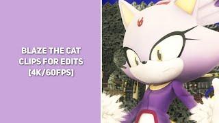 Blaze The Cat || Clips For Edits || [4K/60FPS]