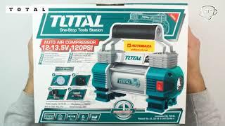 Total (Auto Air Compressor)(120 Psi)/(12V/ 18A)