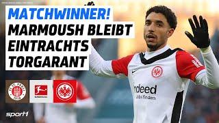 FC St. Pauli - Eintracht Frankfurt | Bundesliga Tore und Highlights 16. Spieltag