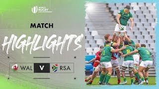 The hosts end with a WIN | Wales v South Africa | World Rugby U20 Championship 2024 Match Highlights