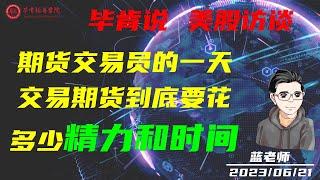 北美专业期货交易员的一天： 期货交易一天到底需要花多少时间多少精力？ 毕肯说美股访谈