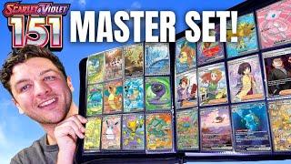 How I COMPLETED The Full Pokemon 151 MASTER SET!!