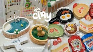 making clay trinket dishes and magnets using air dry clay / no bake