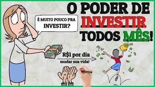 Educação Financeira na Prática: O Que Acontece Quando Você Investe Pouco Todo Mês!