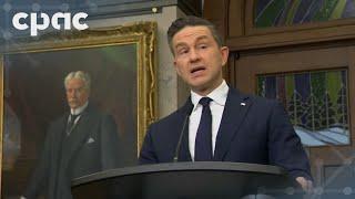 Conservative Leader Pierre Poilievre speaks with reporters on Parliament Hill – March 10, 2025