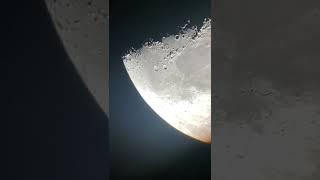 Live video of the moon through my telescope