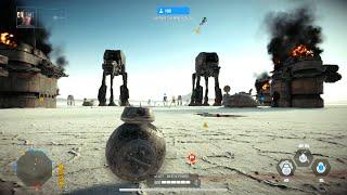 This Is What A Max Level 1,000 BB9E Can Do On Crait… STAR WARS BATTLEFRONT 2