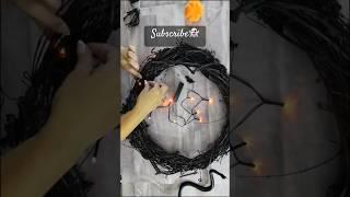 Best diy Halloween Wreath Dollar Tree Budget Crafts #halloween2023 #dollarstorecrafts #diyhalloween