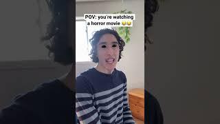 Horror movie trailers be like #shorts #funny #comedy