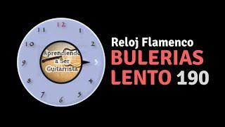 Metrónomo Flamenco: Compás Bulerías Lento - 190