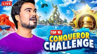 Conqueror Top 10 Rank push Challenge || antaryami gaming