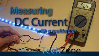 How to measure DC Current with a multimeter?