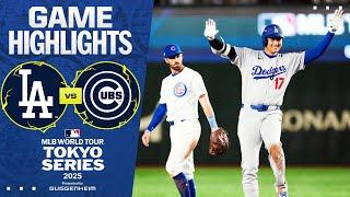 Dodgers vs. Cubs Tokyo Series Game Highlights (3/18/25) | MLB Highlights