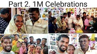 Part 2. 1M Celebrations | Finally Abba aaye | Street Food Zaika