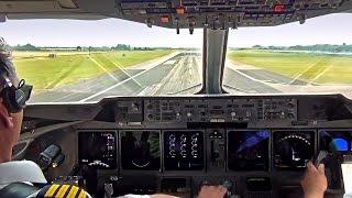 Martinair MD-11 Take-Off Amsterdam Schiphol - Cockpit View